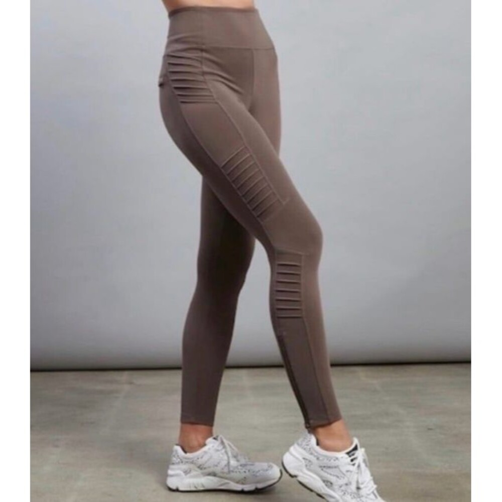 Athleta Delancey Moto Tight Leggings Sz Small